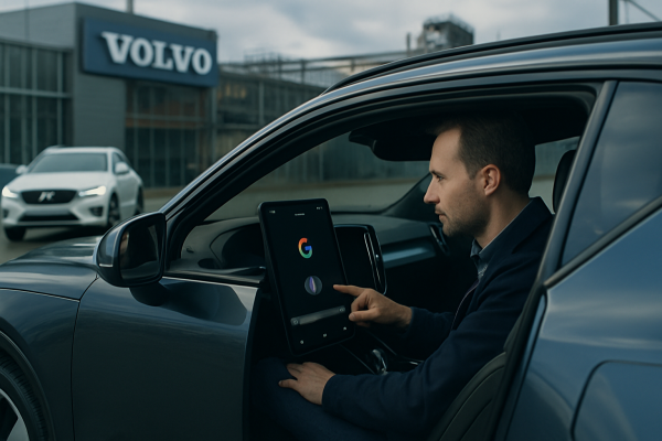Volvos Biler Bliver De Første til at Få Googles Gemini AI Assistent